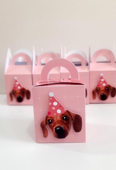 Caixa com Alça - Cachorro Salsicha
