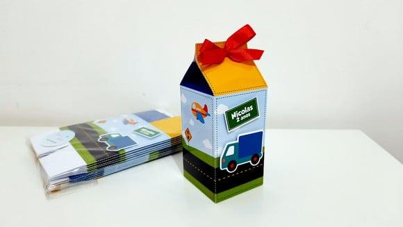 Caixa Milk - Meios de Transporte