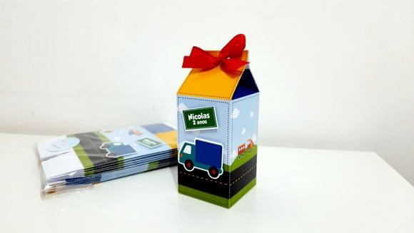 Caixa Milk - Meios de Transporte