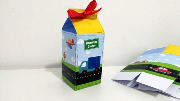Caixa Milk - Meios de Transporte