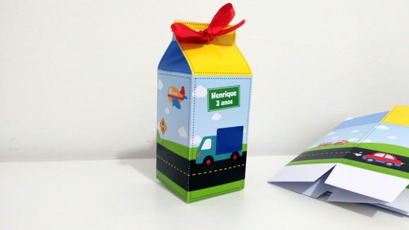 Caixa Milk - Meios de Transporte