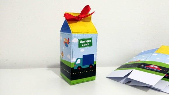 Caixa Milk - Meios de Transporte