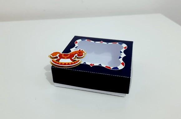 Caixa para 4 doces - Fábrica de Brinquedos