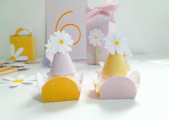Chapéuzinho para Doces Margaridas