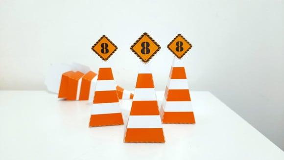 Cone Trânsito - 10 cm