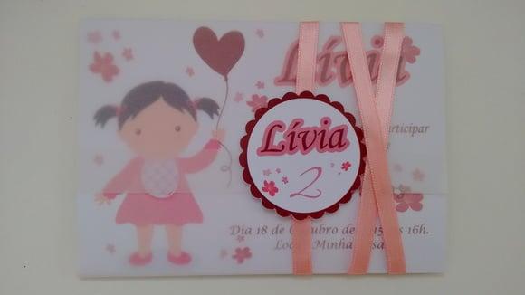 Convite Boneca