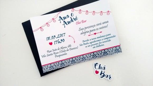 Convite Chá Bar