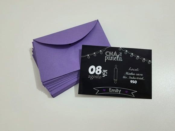 Convite Chalkboard