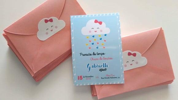 Convite Chuva de Amor