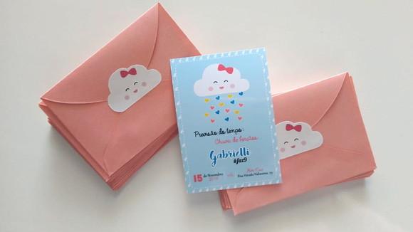 Convite Chuva de Amor