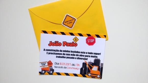 Convite Construção