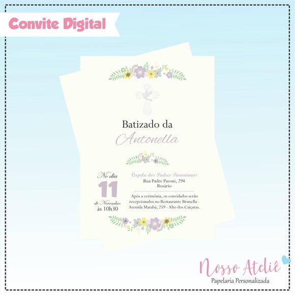 Convite Digital - Batizado
