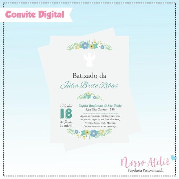 Convite Digital - Batizado