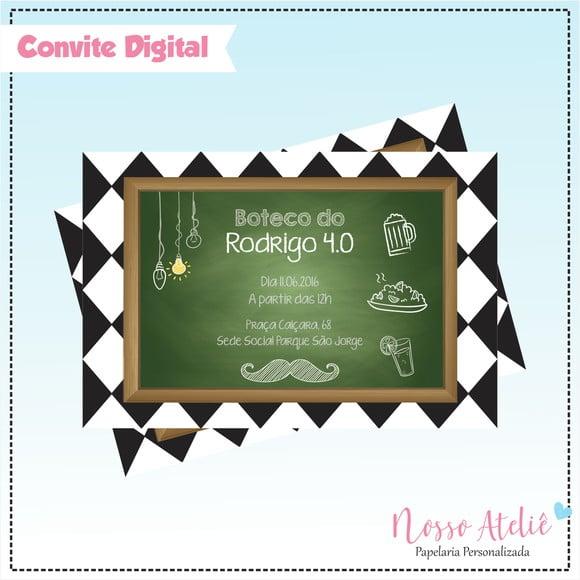 Convite Digital - Boteco