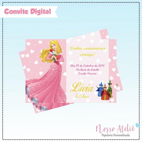Convite Digital - Bela Adormecida