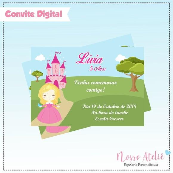 Convite Digital - Bela Adormecida