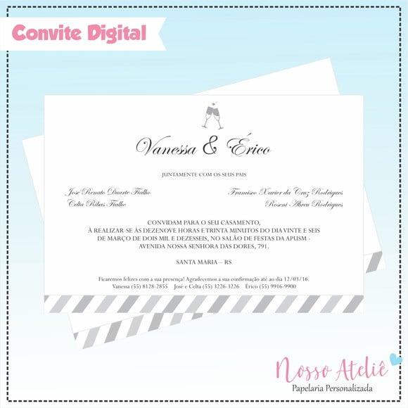 Convite Digital - Casamento