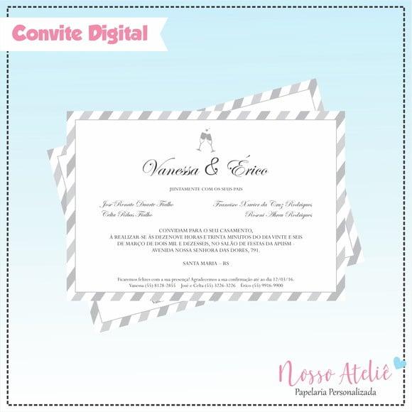 Convite Digital - Casamento