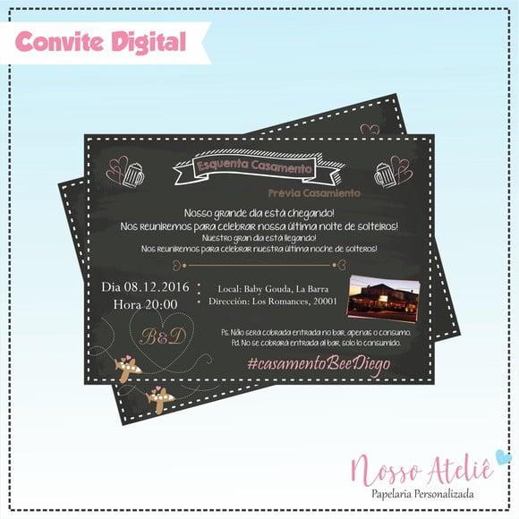 Convite Digital - Chá Bar