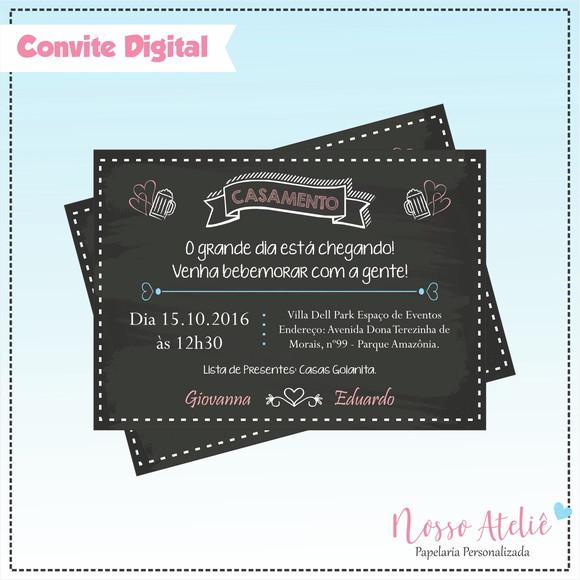 Convite Digital - Chá Bar