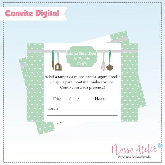 Convite Digital - Chá de Panela