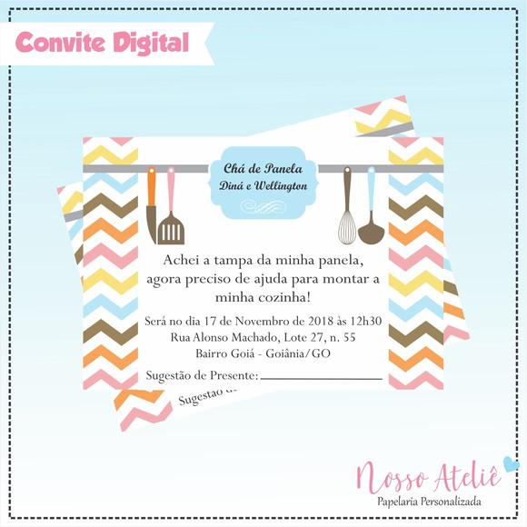 Convite Digital - Chá de Panela
