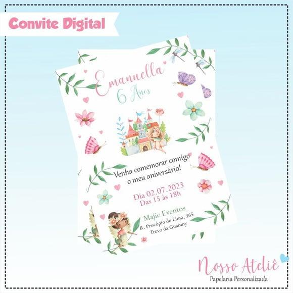 Convite Digital - Mundo Encantado
