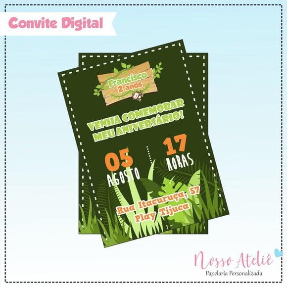 Convite Digital - Safari