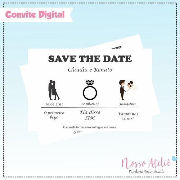 Convite Digital - Save the Date