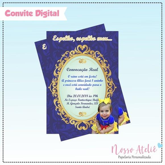 Convite Digital - Princesa