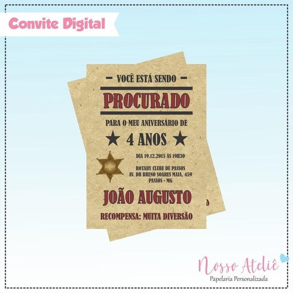 Convite Digital - Xerife