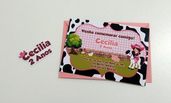Convite Fazendinha