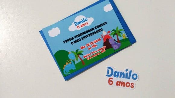 Convite Dinossauro