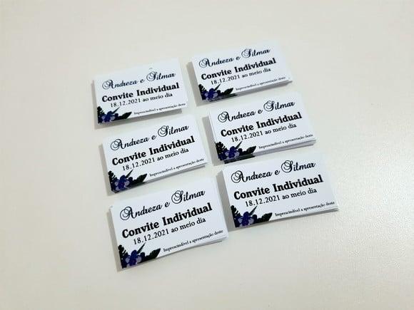 Convite Individual - Floral