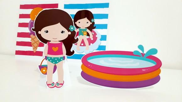 Display de Mesa - Pool Party
