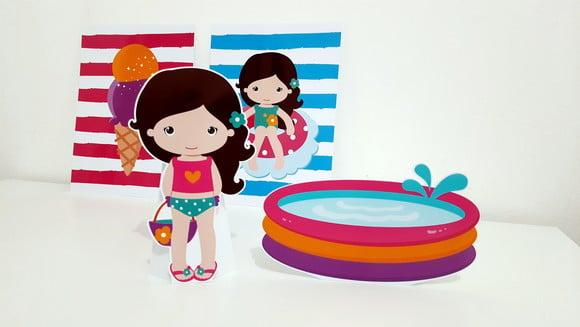 Display de Mesa - Pool Party