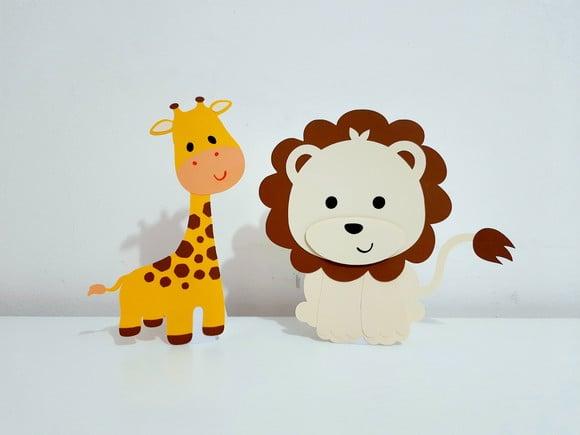 Display de mesa em scrap - Safari
