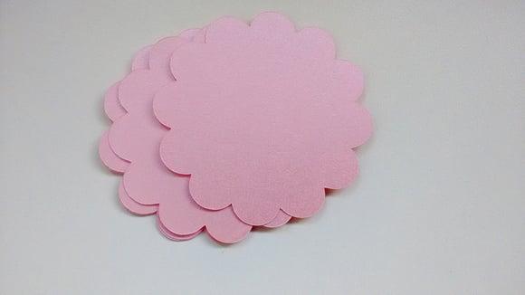 Escalope 5 cm - Rosa Metálico