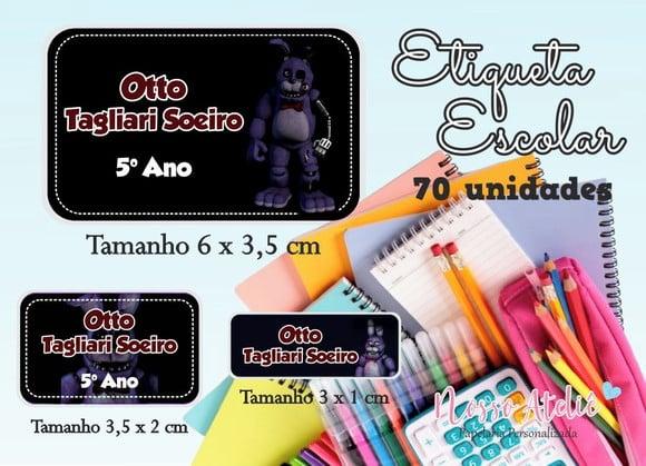 Etiqueta Escolar