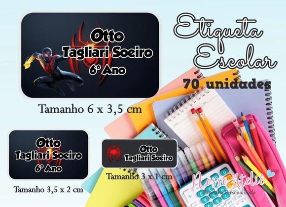 Etiqueta Escolar