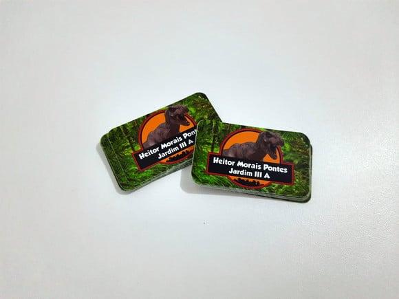 Etiqueta Escolar - Cadernos - Dinossauro