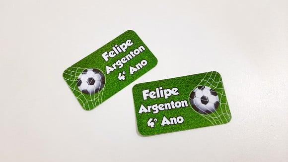 Etiqueta Escolar - Futebol