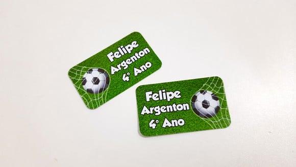 Etiqueta Escolar - Futebol