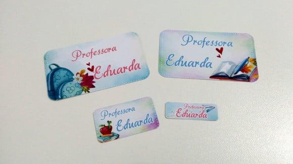 Etiqueta Escolar - Professora