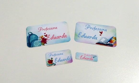 Etiqueta Escolar - Professora