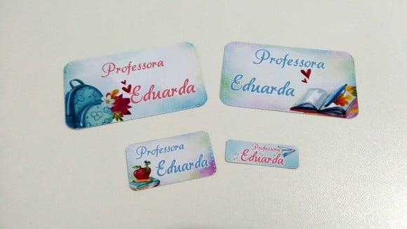Etiqueta Escolar - Professora