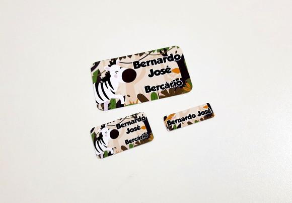 Etiqueta Escolar - Safari
