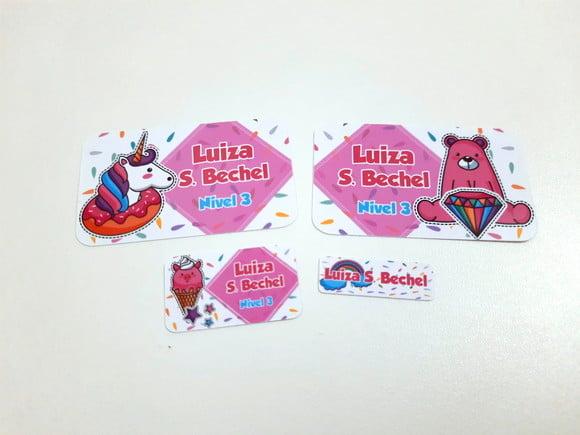 Etiqueta Escolar - Unicórnio Cute