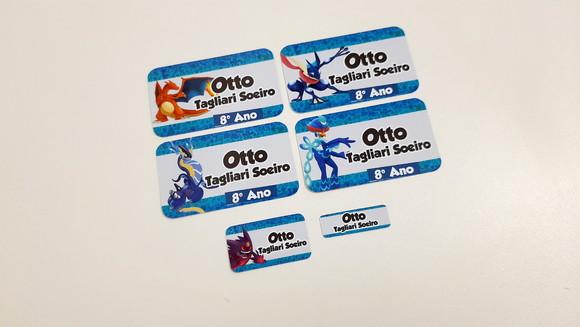 Etiqueta Escolar Pokemon