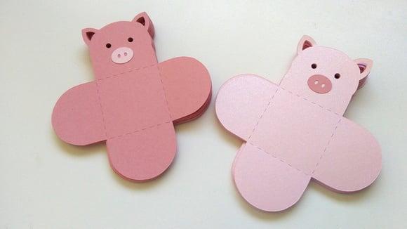 Forminha Porquinho em Scrap